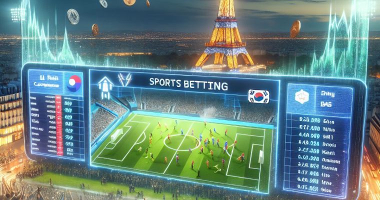 International sports betting illustration ahead of the 2024 Olympic Games in Paris.