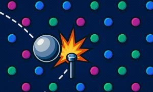Metal Plinko Ball Striking Peg