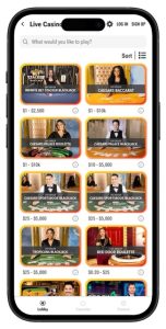 Caesars Palace Casino live casino