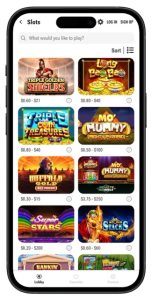 Caesars Palace Casino slots page