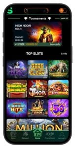 LoneStar Casino Slots page