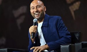 Derek Jeter at a live conference