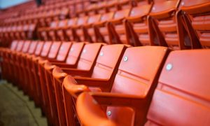 Seats at stadium