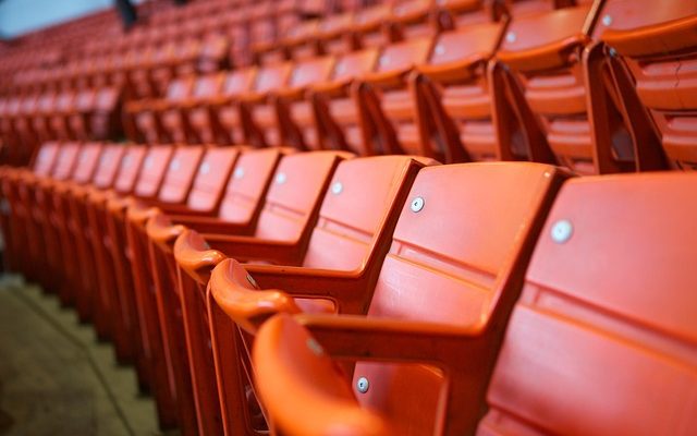 Seats at stadium