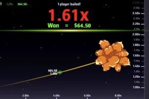 Rocket crash game screenshot