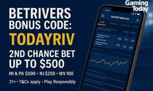 BetRivers bonus code TODAYRIV — 2nd Chance Bet up to $500 ($250 NJ, $100 WV) 2025