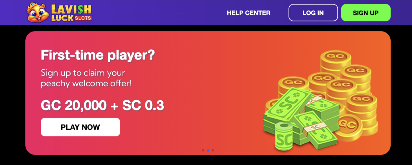 Lavish Luck Casino Promo Code: Get 20,000 GC + 0.3 SC Today!