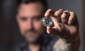 Bitcoin in hand