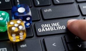 Online Gambling in laptop