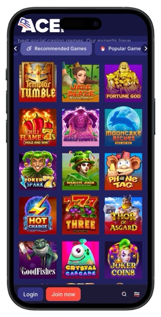 Ace Social Casino games