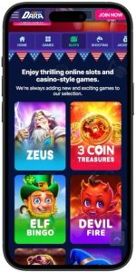 Dara Casino online slots on mobile device
