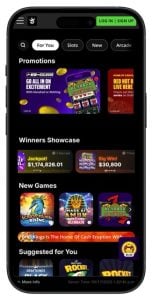 DraftKings Casino homepage