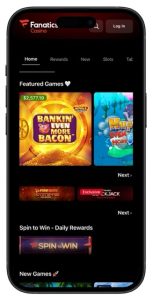 Fanatics Casino homepage