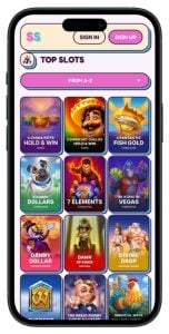 Sweet Sweeps games — slots, arcade, table games, Bonus Buy; live dealer coming soon