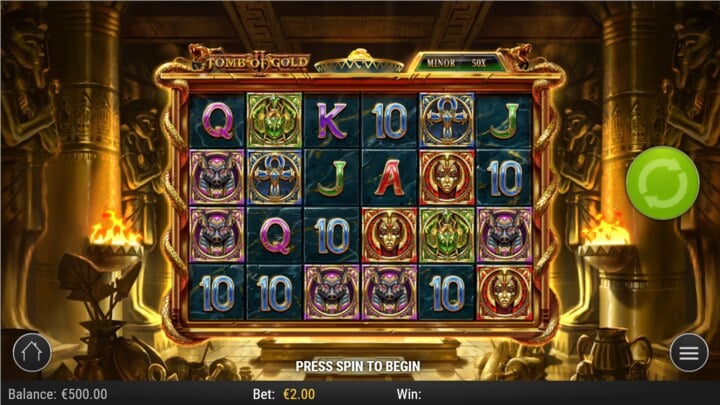 Tomb of Gold 2 slots