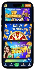 SpeedSweeps Casino promotions page