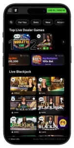 DraftKings casino live dealer blackjack games