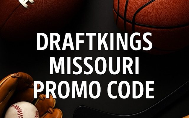 Sports equipment including a football, basketball, baseball glove with ball, bat, and hockey stick arranged behind centered promo text.