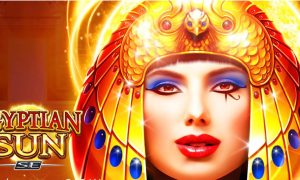 Game Image Of Cleopatra's Face From RubyPlay's Egyptian Sun SE Game