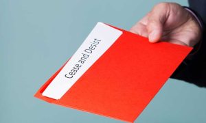 Cease and desist letters to illegal casinos