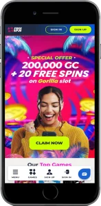 FreeSpin Casino mobile sign up