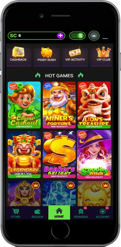 GoGoGold Casino Games Screenshot