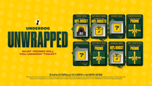 Underdog Unwrapped Dec. 2025 Holiday Promo Image