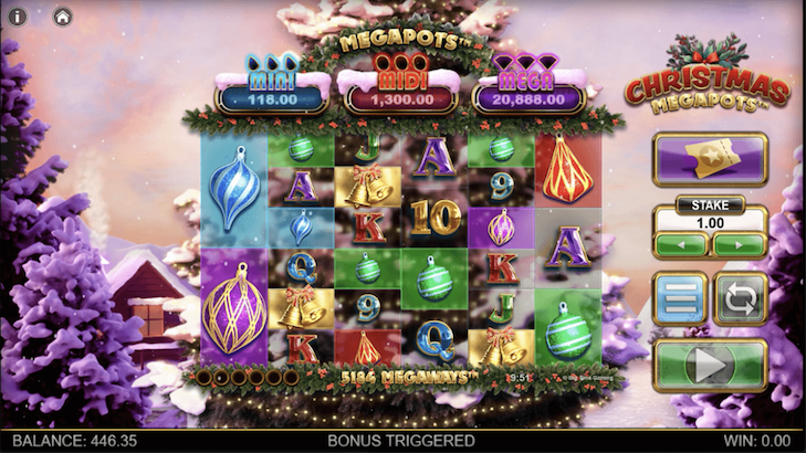 Christmas Megapots Online Slot Game by Big Time Gaming