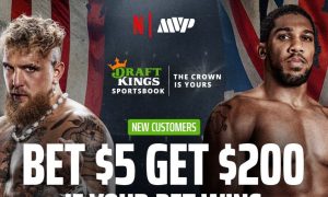 DraftKings Promo Image for Jake Paul vs. Joshua Anthony on Dec. 19 2025