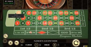Online European Roulette Game by NetEnt