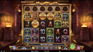 Play'n GO Tomb Of Gold Online Slot Screen Grab