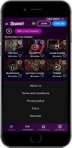 Stardust Casino Live Dealer Screenshot