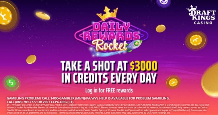 DraftKings Casino Daily Rewards Promo for NFL Playoffs