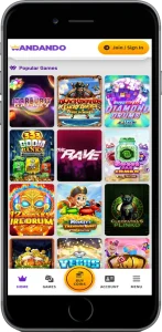 Wandando sweepstakes casino games