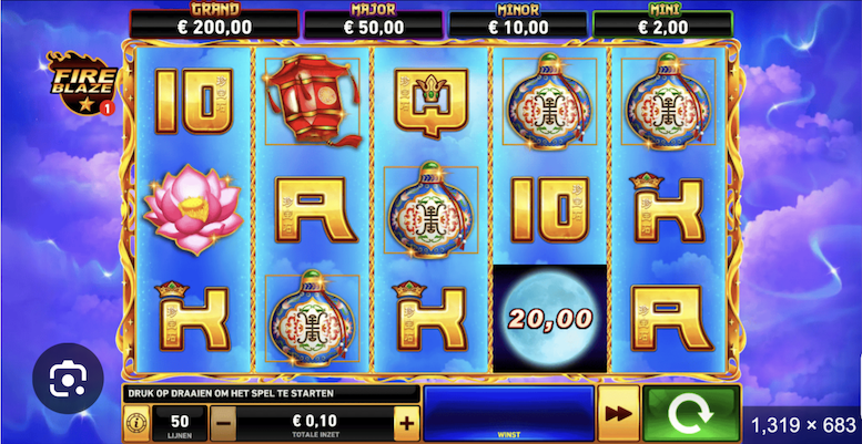 Fire Blaze Eternal Lady Online Slot Screenshot