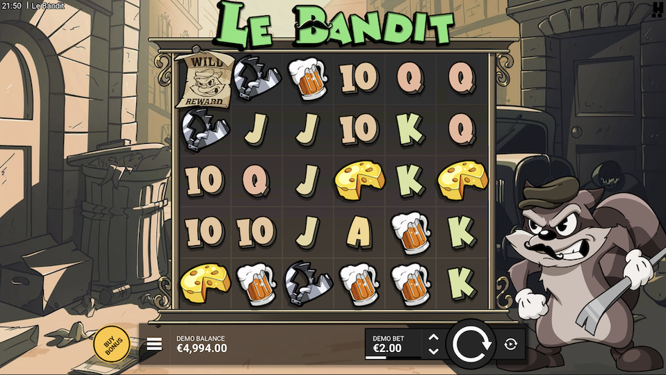 Le Bandit Online Slot by Hacksaw Gaming