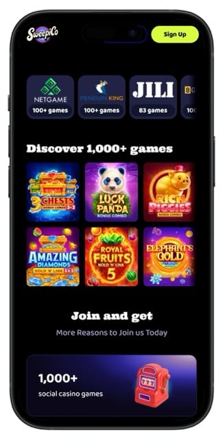 Sweepico Casino Games