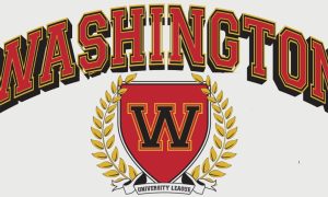 Vector Artwork of Collegiate Logo for a Washington Team