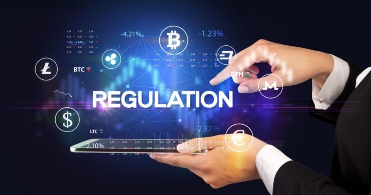 Text Regulation with Finance Icons Hover Over iPad in Woman's Hands