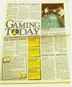 Gaming Today printed news edition (1995)