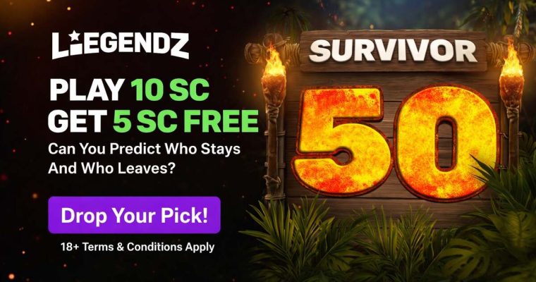 Survivor 50 Legendz Casino Sweepstakes Bonus