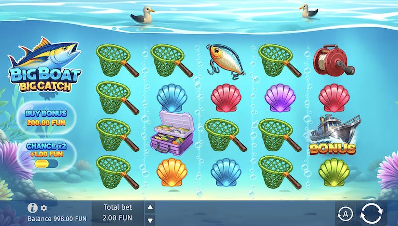 Big Boat Big Catch Online Slot Screenshot