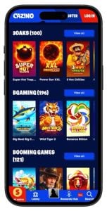 Cazino Casino Games Page