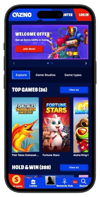 Cazino Casino Homepage