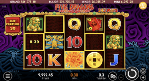 Five Dragons by Aristocrat Online Slot Demo