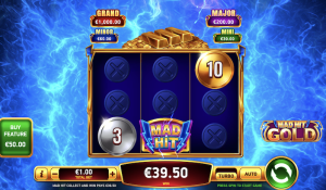 Mad Hit Gold Online Slot Screenshot