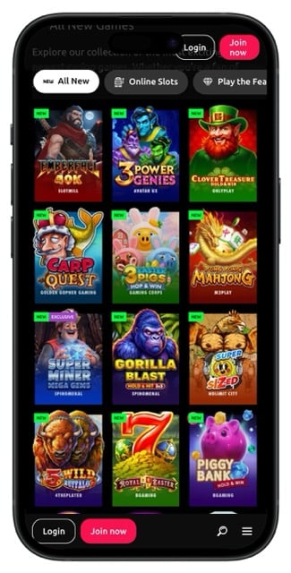McLuck Casino new games