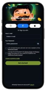 MrGoodwin Casino Registration Page