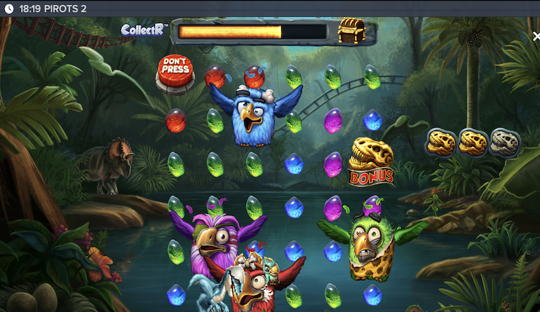 Pirots 2 on Hard Rock Bet Online Slot Screenshot