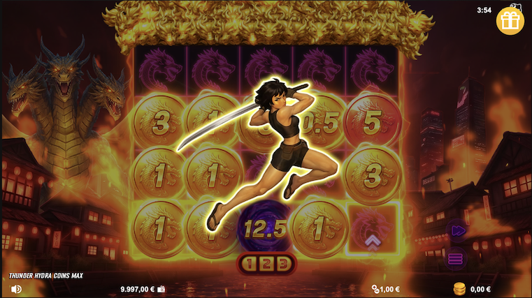 Thunder Hydra Coins Max Online Slot Screenshot